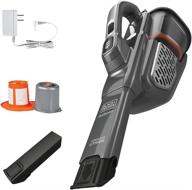 gray cordless black+decker dusbuster handheld vacuum (model: hhvk415b01) логотип