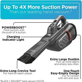 img 3 attached to Gray Cordless BLACK+DECKER Dusbuster Handheld Vacuum (Model: HHVK415B01)