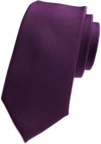 img 2 attached to 👔 Enhance Your Style with Elfeves Striped Necktie: Creative Design Men's Accessories