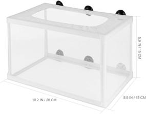 img 2 attached to POPETPOP Fish Breeder Net Box for Aquarium - Large Fish Isolation Breeding Hatching Nursery Net - Durable and Easy to Install in Fish Tank