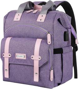 img 4 attached to Laptop Backpack For Women Backpacks