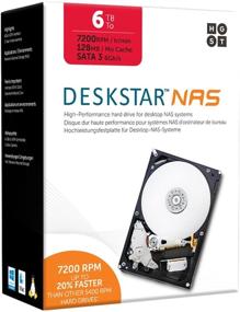 img 4 attached to 💾 HGST DeskStar NAS 6TB 7200 RPM 128MB Cache SATA 6.0Gb/s High Performance Hard Drive for Desktop NAS Systems with Retail Packaging (Model: 0S04007)