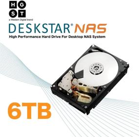 img 3 attached to 💾 HGST DeskStar NAS 6TB 7200 RPM 128MB Cache SATA 6.0Gb/s Жесткий диск высокой производительности для настольных систем NAS в розничной упаковке (Модель: 0S04007)