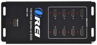 🔌 orei hds-108: 1x8 hdmi powered splitter for full hd 1080p, 4k & 3d support – 8 ports, one input to eight outputs logo