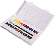 🎨 sennelier la petite aquarelle watercolor sets - 24-color half pan set, multicolor: a stunning range of vibrant watercolors logo