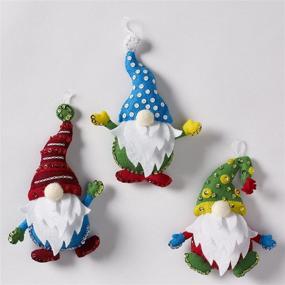 img 2 attached to Bucilla Gnomes Applique Christmas Ornaments