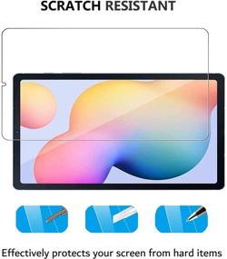 img 2 attached to Premium [2 Pack] Tempered Glass Screen Protector for 📱 Samsung Galaxy Tab S6 Lite 10.4-inch - Ultimate Protection for SM-P615/SM-P610