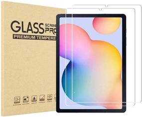 img 4 attached to Premium [2 Pack] Tempered Glass Screen Protector for 📱 Samsung Galaxy Tab S6 Lite 10.4-inch - Ultimate Protection for SM-P615/SM-P610