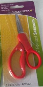 img 1 attached to Wexford 5 Pointed Scissors Red