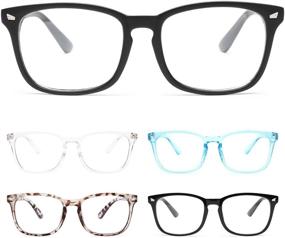 img 4 attached to 👓 CHEERS DEVICES 5 Pack Reading Glasses: Blue Light Blocking Eyeglasses for Men & Women, Effective Computer Readers with Anti Glare Technology
