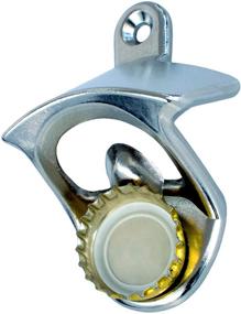 img 4 attached to 🍺 Convenient and Stylish Allwell Select Cap Samurai Wall Mounted Bottle Opener with Magnetic Cap Catcher - Perfect for Indoor and Outdoor Use