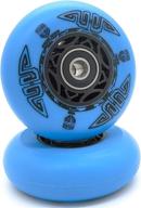 🛹 zenhausern trade ripstik wheels 76mm 2 pcs, ripsurf wheels 90a ripstick dlx caster board replacement wheel set with abec-9 pre-installed bearings логотип