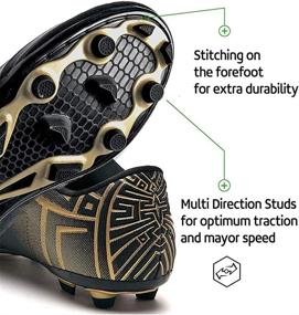 img 1 attached to Unlock Your Potential with RUNIC Soccer Cleats: Explore Our Wide Range of Available Outsoles