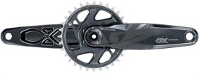 img 1 attached to 🚀 SRAM GX Eagle Dub Crankset Lunar Grey, 175mm/32t: Ultimate Performance and Style for Your Bike