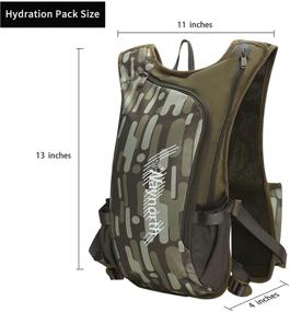 img 3 attached to Waynorth Hydration Pack: Lightweight Water Backpack for Active Men & 🎒 Women - Ideal for Running, Hiking, Cycling, Camping, and Climbing (Bladder not Included)