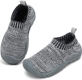 img 4 attached to 👟 Высококачественные кроссовки для мальчиков STQ Toddler: стильные атлетические ходовые туфли