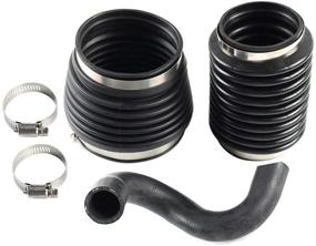 img 4 attached to Enhanced Exhaust Bellows Kit + Air Intake Hose for Volvo Penta AQ200 280 290 Sterndrive Motor - Direct Replacement for 876631 875822 876294