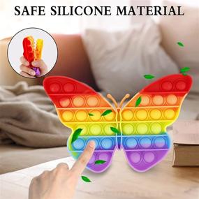 img 1 attached to 🦋 Sensory Butterfly Popitz: Silicone Pressure-Popping Sensation