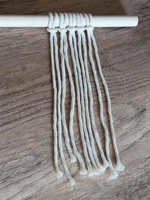 img 1 attached to Cutieyan Single Strand Cotton Macrame Cord: 5mm x 140yd, Pure Natural Cotton Cord, Twisted Craft Material for Wall Hangings, Plant Hangers & More