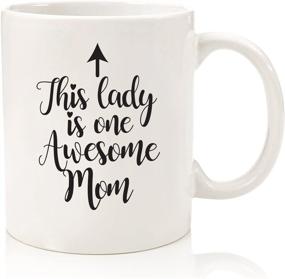 img 4 attached to 🎁 Awesome Mom Funny Coffee Mug - Top Christmas Gifts for Mom, Women - Unique Xmas Mom Gift from Daughter, Son, Kids, Husband - Cool Birthday Present Idea for New Mother, Wife, Her - Fun Novelty Cup