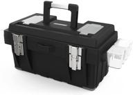 🔧 ganchun пластиковый инструментальный ящик 16 дюймов: идеальное хранилище для домашних инструментов - ящики для запасных частей, съемные перегородки и несколько отделений логотип