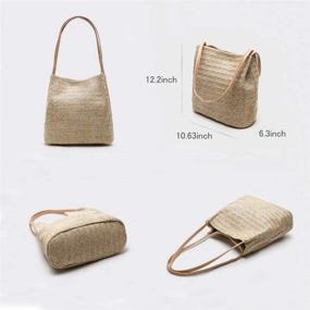 img 1 attached to 👜 Aphoraeny Summer Women's Handbags & Wallets: Stylish Handbag Shoulder Bucket Collection