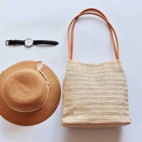 img 3 attached to 👜 Aphoraeny Summer Women's Handbags & Wallets: Stylish Handbag Shoulder Bucket Collection