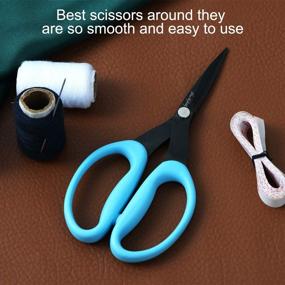 img 3 attached to Fabric Scissors Serrated Applique Precision