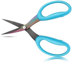 img 4 attached to Fabric Scissors Serrated Applique Precision