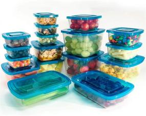 img 4 attached to 📦 Mr. Lid Premium Attached Storage Containers: The Ultimate Space-Saving Solution with Permanently Attached Plastic Lids – Never Lose or Waste Time Searching!