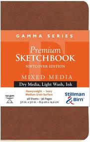 img 2 attached to Stillman Birn Softcover Sketchbook Heavyweight Painting, Drawing & Art Supplies for Art Paper