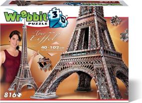 img 4 attached to 🧩 WREBBIT 3D Eiffel Tower Jigsaw Puzzle - Standard Edition