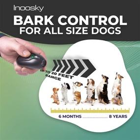 img 2 attached to 🐶 Inoosky Ultrasonic Dog Bark Deterrent: Effective Anti-Barking Device & 2-in-1 Training Tool