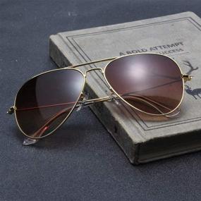 img 3 attached to 🕶️ LianSan 8022 Gradient Brown Grey Metal Bifocal Sunglasses: Stylish Outdoor Reading Eyewear for Men and Women