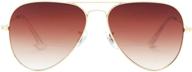 🕶️ liansan 8022 gradient brown grey metal bifocal sunglasses: stylish outdoor reading eyewear for men and women logo