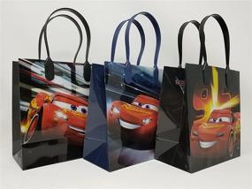 img 1 attached to 🚗 Authentic Disney Cars 3 Mc Queen Goodie Bags - Ideal Party Favors (Set of 12)