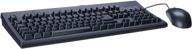 🖤 black ps2 keyboard combo with optical 2-button mouse logo