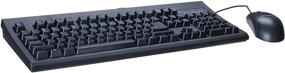 img 1 attached to 🖤 Black PS2 Keyboard Combo with Optical 2-Button Mouse