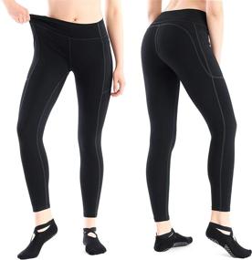 img 3 attached to 🏋️ Dovick TikTok Leggings for Women - High Waist Yoga Pants with Pockets, Perfect for Workouts, Running & Sports