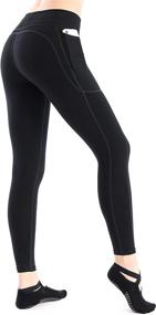 img 4 attached to 🏋️ Dovick TikTok Leggings for Women - High Waist Yoga Pants with Pockets, Perfect for Workouts, Running & Sports