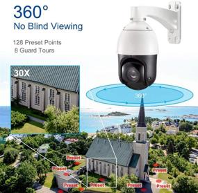 img 2 attached to EVERSECU 2MP Auto-Cruise PTZ Security Camera: 20X Optical Zoom HD 1080p 4-in-1 TVI/AHD/CVI/CVBS Video Surveillance with Pattern Scan, Waterproof, Night Vision, and Coaxial Wired High Speed Dome - CCTV Camera