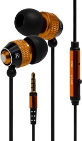 img 2 attached to 🎧 Bastex Universal Gold Earphone/Ear Buds (3 pk) - High-Quality Bass Stereo Headphones with Microphone - Compatible with iPhone, Samsung, Android, and More!