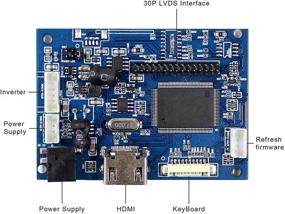 img 2 attached to 🖥️ VSDISPLAY 10.1" 10.1 Inch B101EW05/LP101WX1-SLP2 1280X800 LCD Screen with HD-MI LCD Controller Board VS-TY2660H-V1, Compatible with Raspberry Pi