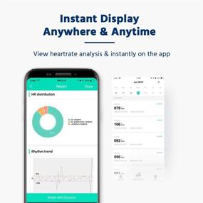 img 3 attached to sec Portable Heart Rate Monitor: Track Heart Rhythm with Smartphone App - Wireless Home Monitoring Device for iPhone/Android Tablets