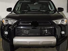 img 3 attached to 🚘 Glossy Black Front Middle Grille Inserts for Toyota 4Runner TRD Pro, Sport 2020-2022 - Top Car Accessories
