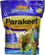 🐦 premium 4 lbs bag of sweet harvest parakeet bird food - nutritious seed mix for parakeets, budgerigars, and budgies logo