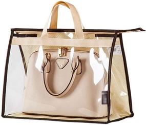 img 4 attached to WJL Transparent Handbags Effective Protection Storage & Organization