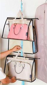 img 2 attached to WJL Transparent Handbags Effective Protection Storage & Organization