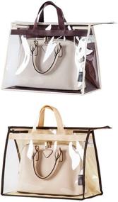 img 3 attached to WJL Transparent Handbags Effective Protection Storage & Organization