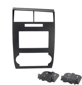 img 2 attached to Scosche CR1295DDB Double DIN Dash Kit in Black - Compatible with 2005-2007 Dodge Charger/Magnum